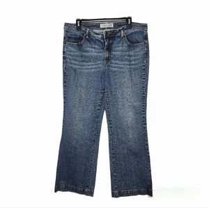Faded Glory Jeans: Bootcut Flare Stretch Size Petite 16 2000s Asthetic Jeans